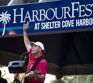 HarbourFest Takes Over Shelter. Shannon Tanner on stage with