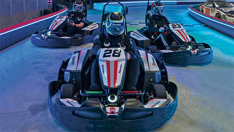 K1 Speed go karts race