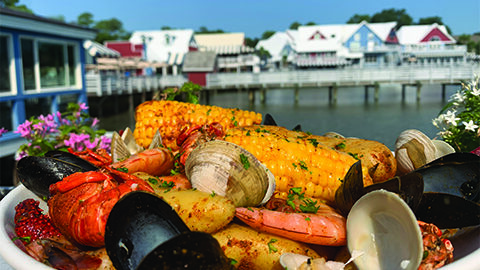 Favorite Businesses Celebrate 35+ Years on the Island Salty Dog Café seafood outdoor dining