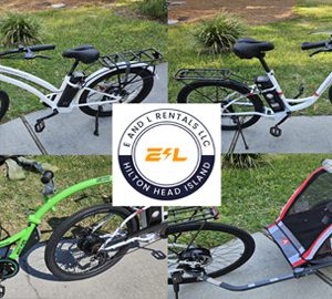 E and L Rentals LLC. A collage of four bikes