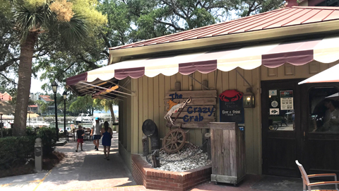 Where to Wine and Dine During the RBC Heritage Week. the Crazy Crab Restaurant