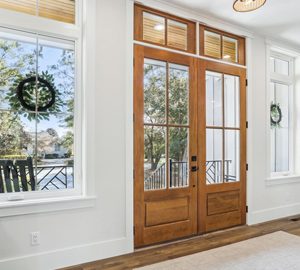 Beach Properties. a doorway from the inside