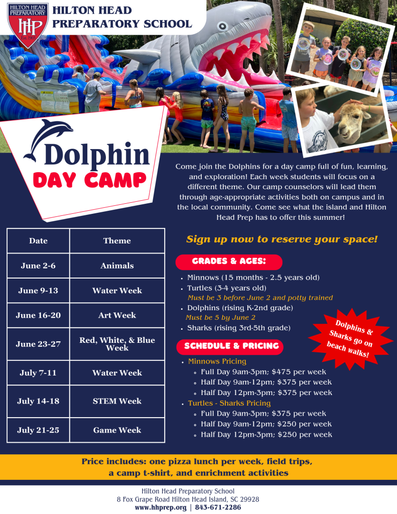 Summer Camps on Hilton Head Island, 2025